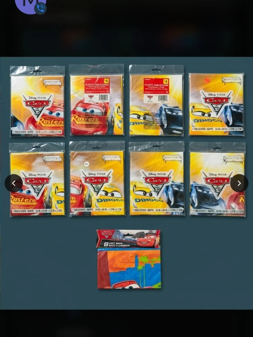 Disney Cars Birthday Party Set